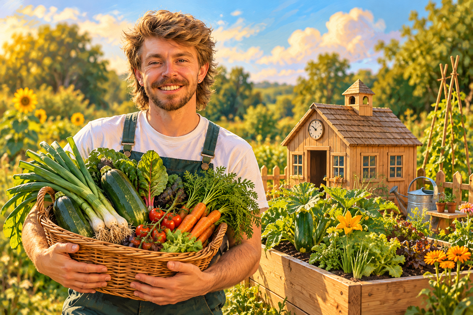 Oxford pupils turn their school allotment into an award-winning meal