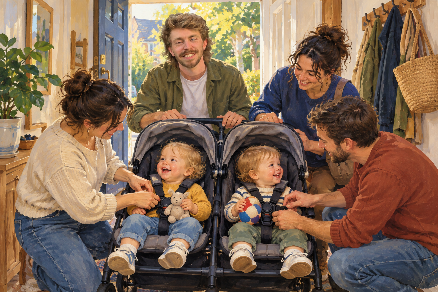 Twins Trust home visits help parents build everyday confidence