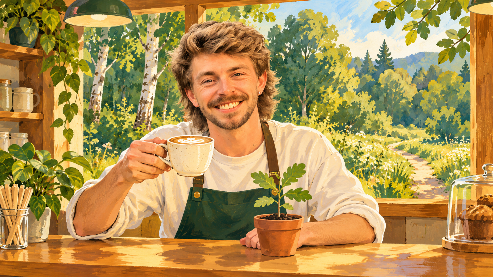 A woodland café creates jobs and puts its profits back into the valley